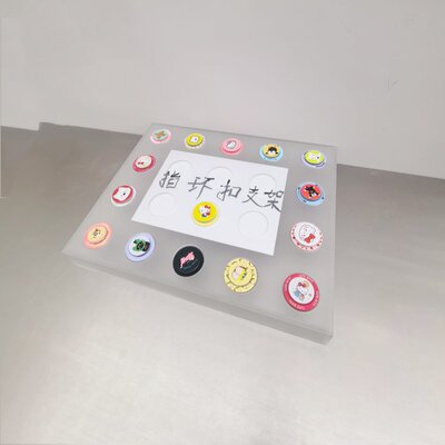 亚克力磁吸透明手机壳展架