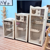 创意实木猫别墅猫笼猫舍太空舱猫窝猫酒店猫展示柜猫繁育笼宠物笼