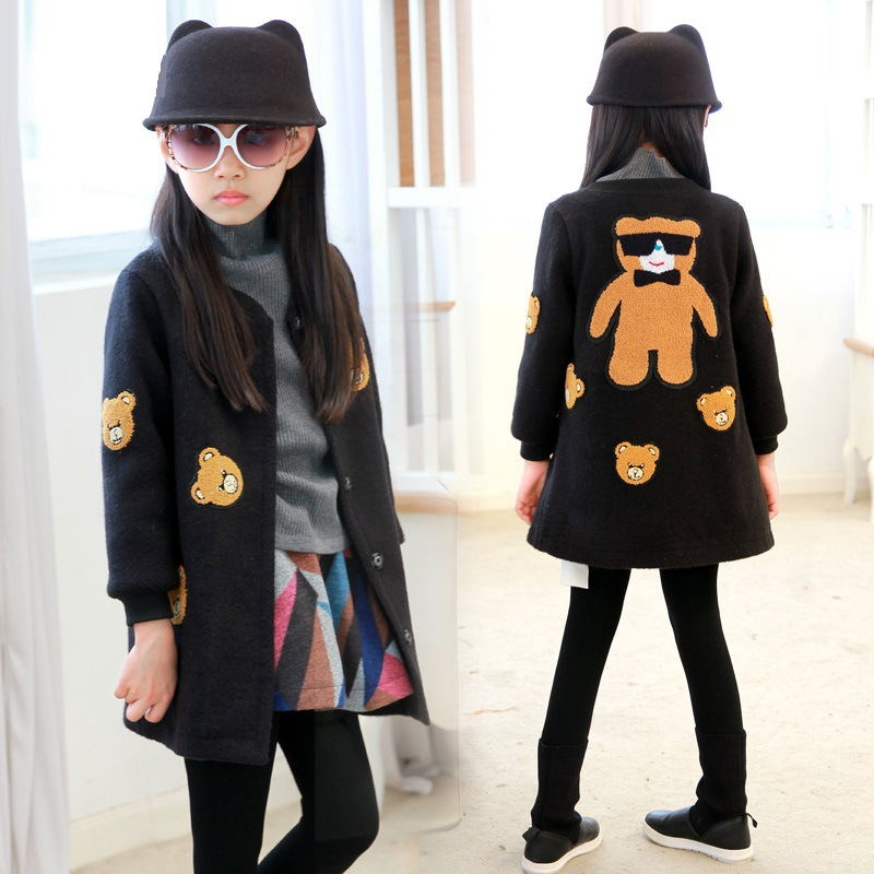 Manteau pour fille en laine - Ref 2161494 Image 1