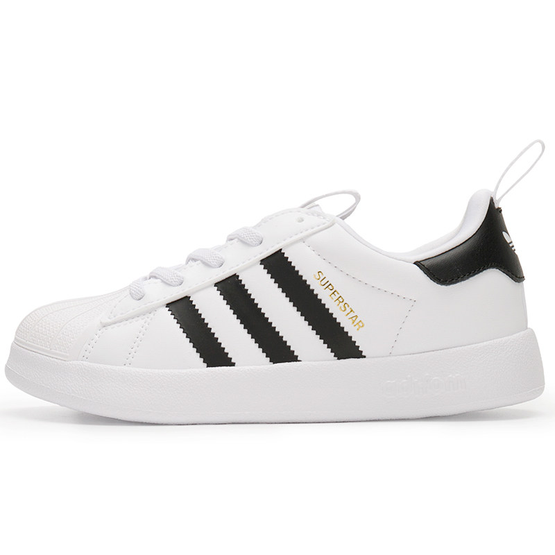 adidas三叶草童鞋贝壳头小白鞋