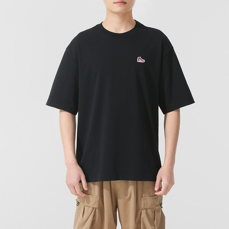 正品NIKE耐克新款男子纯色LOGO运动日常休闲短袖T恤HJ2327