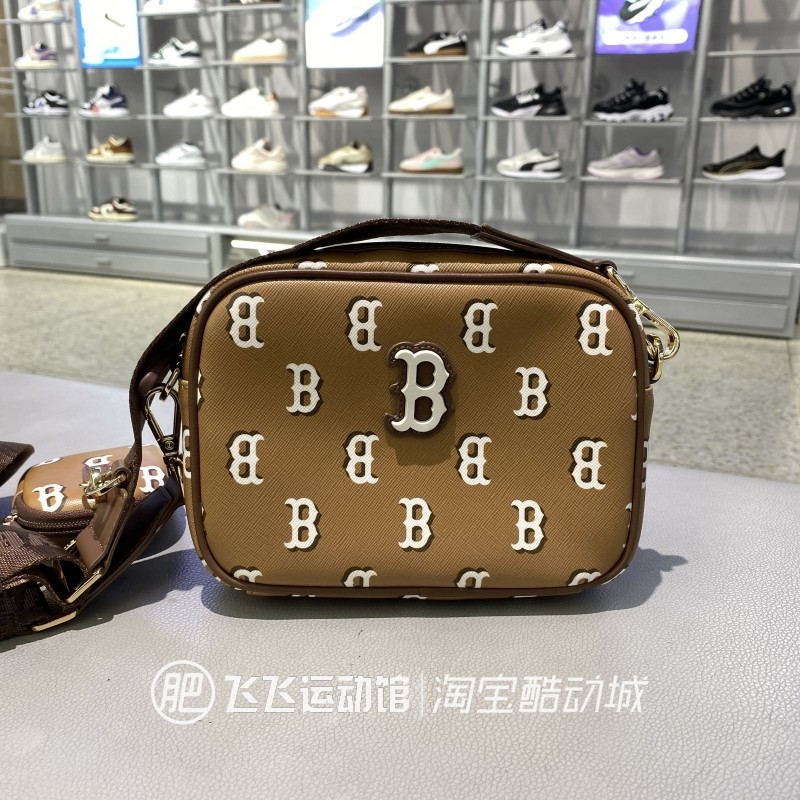 2025正品新款MLB老花满印LOGO子母包时尚百搭休闲潮单肩挎包ACRM