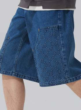 2025新款正品MLB透气速干时尚百搭男女情侣运动休闲梭织短裤3LDPM