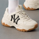 休闲鞋 正品 MLB大标LOGO减震厚底增高百搭男女情侣运动老爹鞋 ASH