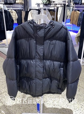 冬季新款正品Adidas阿迪达斯女连帽保暖宽松运动休闲羽绒服KG4915