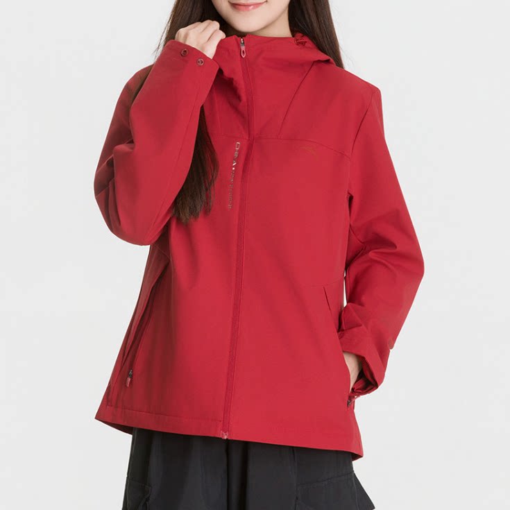 正品Adidas阿迪达斯女连帽防风夹克休闲户外运动外套462640211-3