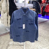 外套ADRG MLB老花满标LOGO宽松男女情侣休闲牛仔衬衫 2026新款 正品