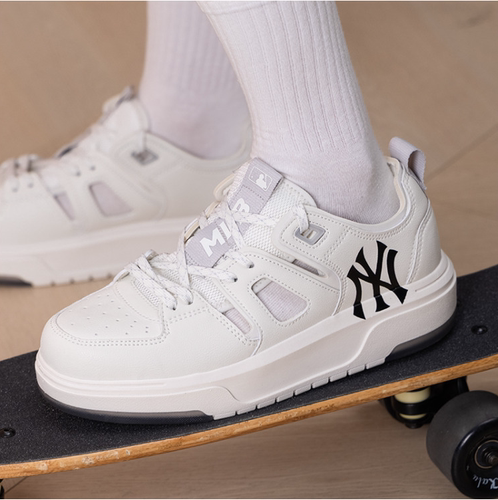 MLB板鞋情侣牛仔拼接时尚休闲鞋