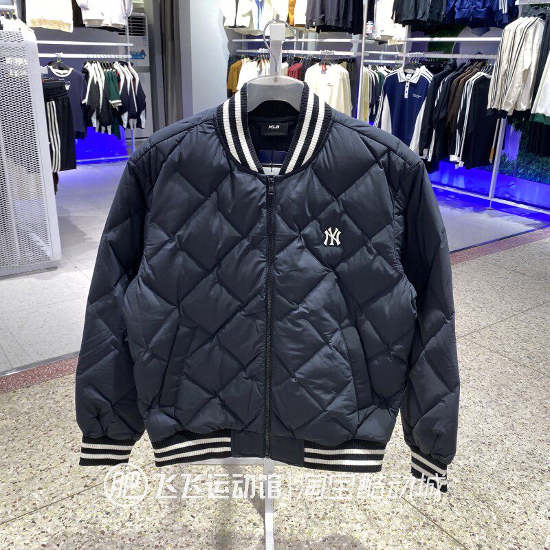 正品MLB棒球服轻薄羽绒服鹅绒服