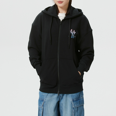 MLB男女立领双面穿夹克外套保暖