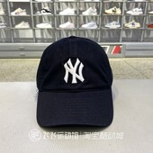 正品 MLB简约百搭刺绣LOGO户外遮阳软顶男女休闲棒球帽鸭舌帽ACPN