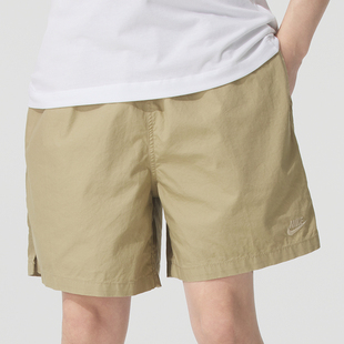 夏新款正品Nike耐克纯色LOGO透气男裤运动休闲梭织短裤HJ1947-297
