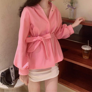 小个子呢子大衣新款毛呢外套女短款秋冬季娇小矮个子气质穿搭显高