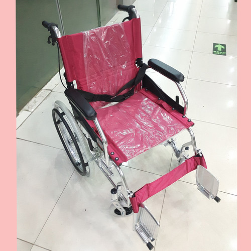 佛山东方轮椅FS863LABJ老人手推代步铝合金靠背可折叠轻便车尾厢