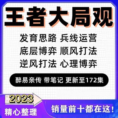 醉易峡谷职业大局观全系列教学视频王者荣耀网课教学视频
