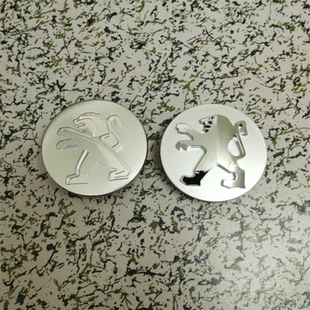 适用于标致206 207 301 307 308 3008车胎钢圈标轮毂中心轴盖车标