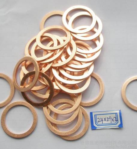 耐高温耐高压庞氏紫铜密封垫片