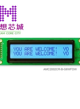 AMC2002CR-B-G6WFDW AMC2002CR-B-G6WFDY AMC2002CR-B-Y6WFDY-I2C