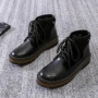 Martin boot nữ mùa thu đông 2019 mạng mới màu đỏ Anh gió đẹp trai đầu máy thô ráp với đôi bốt da ngắn da hoang dã - Giày ống giày boot nữ hàn quốc