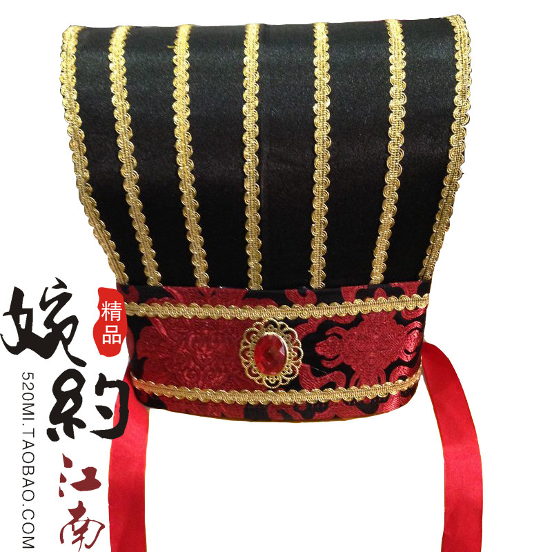 新款男古装头冠发冠 汉服帽子 古装帽子 汉服成人礼 汉代冠帽