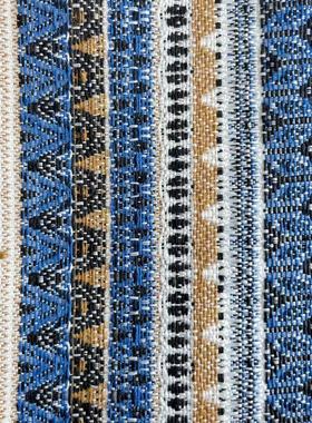 2米包邮 云南丽江民族风条纹 桌布 沙发盖巾 抱枕手工包袋面料