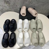 吳建豪同款諾亞方舟鯨碳號(hào)拖鞋2025新款厚底休閑沙灘情侶面包涼鞋