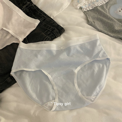 :  " 彩色棉花糖 " 超透气 7A抑菌女生内裤纯棉夏季薄款三角裤