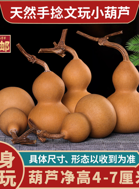 文玩葫芦天然手捻特小手把件带龙头挂件手盘迷你把玩胖墩大号摆件