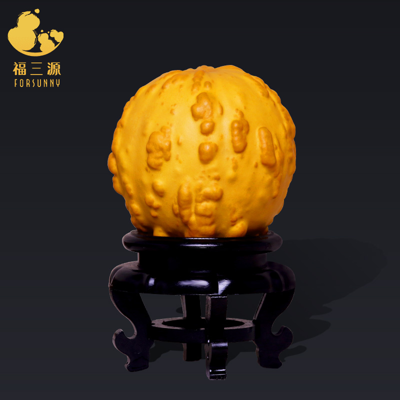 疙瘩葫芦把玩摆件天然小手包浆