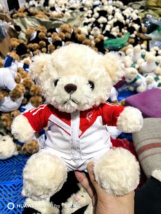 首都师大附中校服熊公仔娃娃