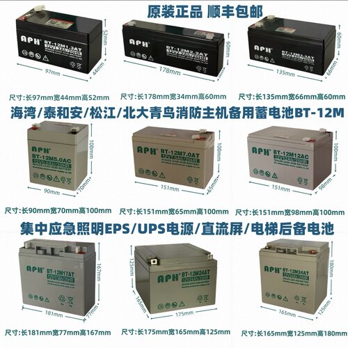 消防主机应急备用蓄电池
