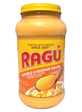 美国乐鲜芝士酱双重切达奶酪酱披萨汉堡意粉炸鸡意面三明治 Ragu