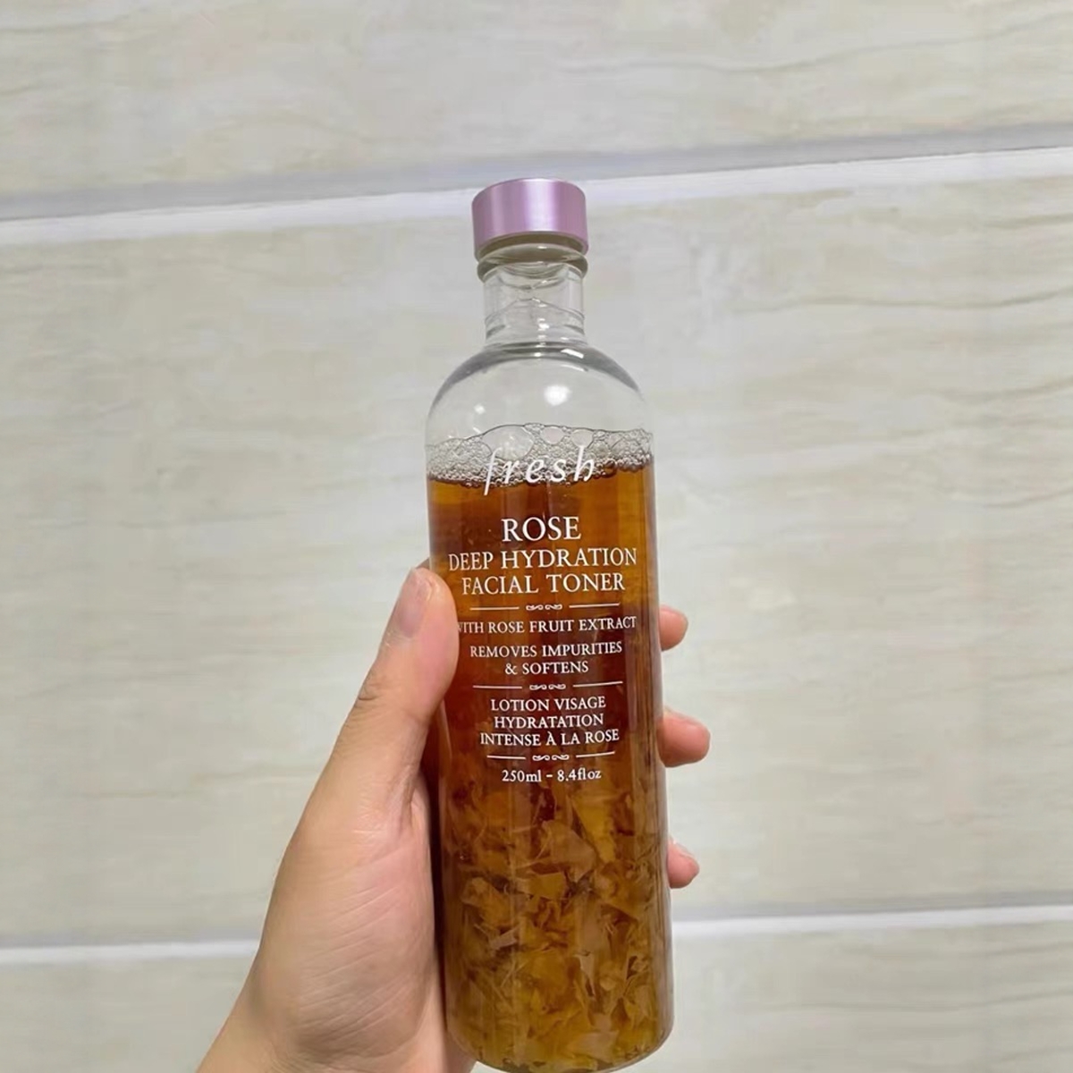 Fresh玫瑰水新玫瑰金盏花深层补水保湿花水250ml
