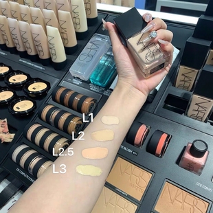 NARS娜斯超方瓶流光美肌粉底液LOL1L2L3滋润提亮