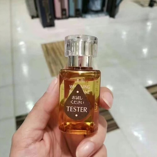 日本正品HABA鲨烷 VC美容油无添加修护暗黄提亮肤色精华露15/30ML