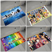 动漫海贼王二次元 地垫浴室门口卫生间吸水防滑垫软硅藻泥速干脚垫