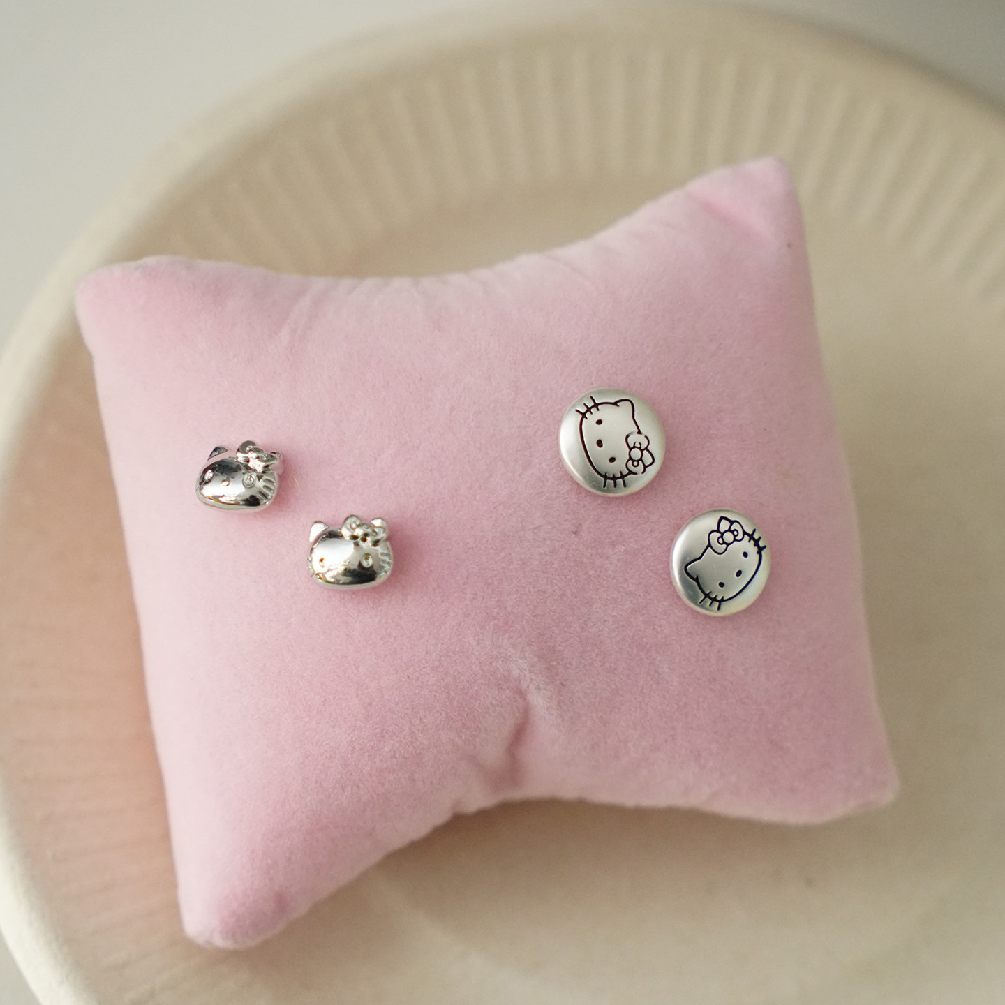 hello哈喽Kitty银色耳钉925银针防可爱少女心甜美耳环耳饰韩版KT,饰品/流行首饰/时尚饰品新,耳钉,淘宝优惠券,粉丝福利购,淘宝优惠卷
