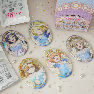 椭圆徽章盲袋正版授权LoveLive!繁花系列吧唧国谷二次元动漫周边