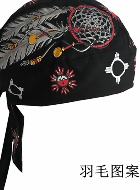 durag包头巾Hiphop西海岸街头个性时尚匪帮说唱bboy街舞海盗套帽