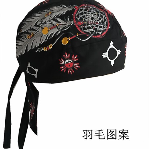 durag包头巾Hiphop西海岸街头个性时尚匪帮说唱bboy街舞海盗套帽