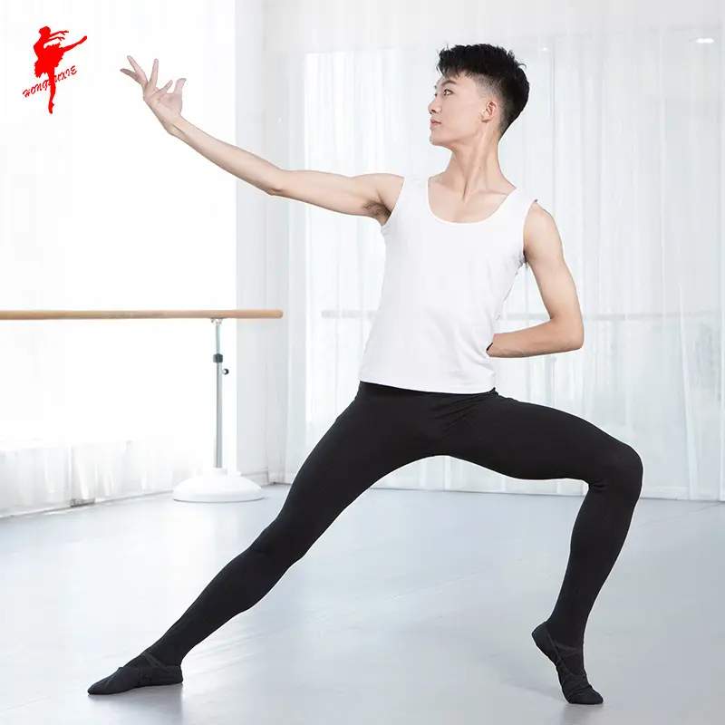 成人舞蹈背心健身形体练功服男式