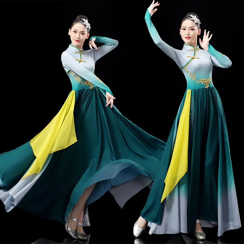 蒙古舞蹈演出服女成人新款少数
