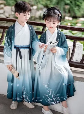 儿童古装汉服中式唐装国学服