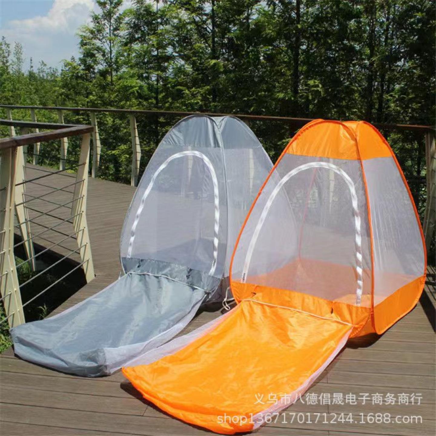 打坐禅修专用防蚊帐篷户外寺院