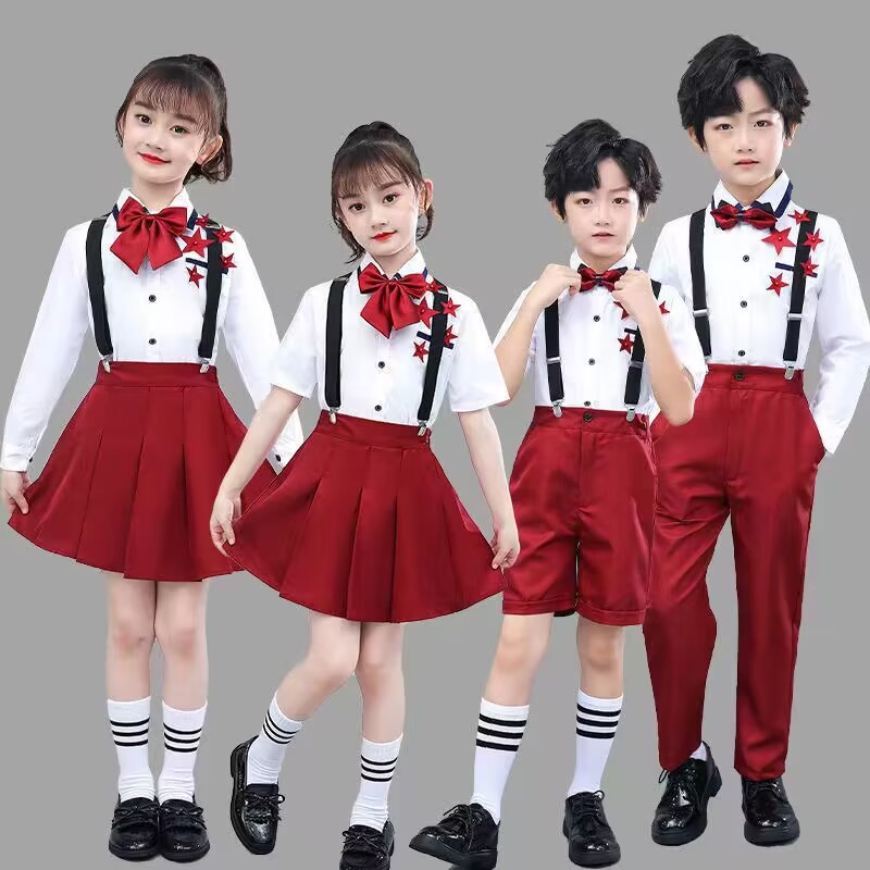 六一儿童大合唱演出服男