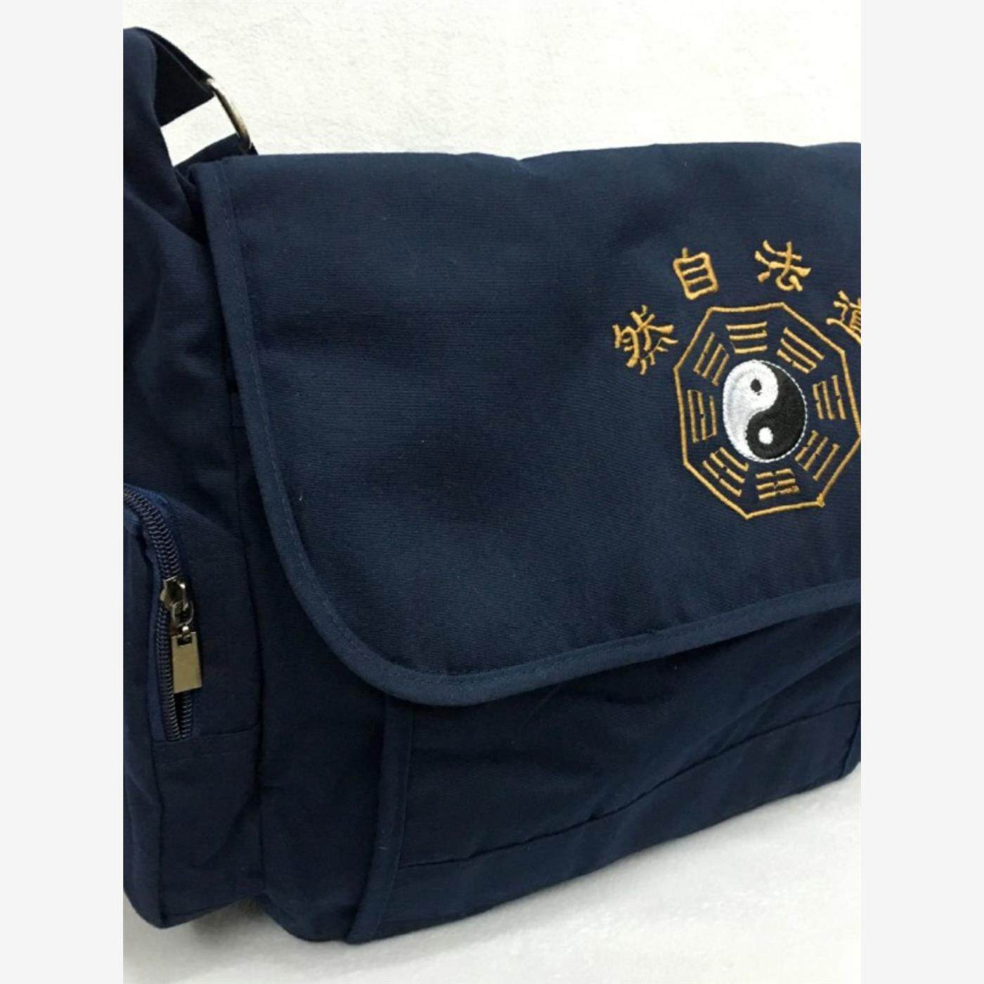 茶禅一味道家居士背包斜挎包牛津布大号男道士单肩包道法自然太极
