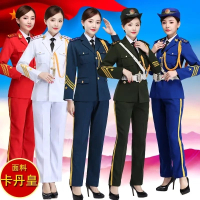 国护旗卫队服装升旗手学生仪仗队