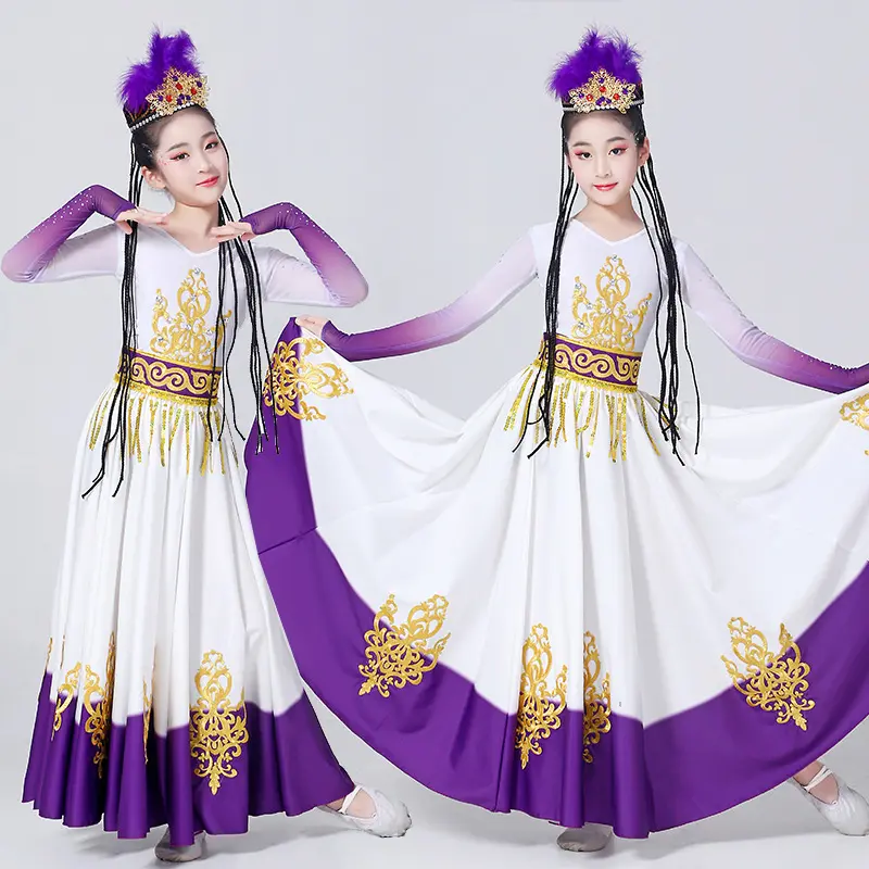新款儿童新疆舞蹈服装维吾尔族