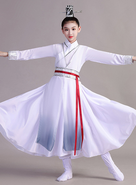 儿童国学汉服壮志少年行舞蹈服演出服三字经书简舞少年志表演服
