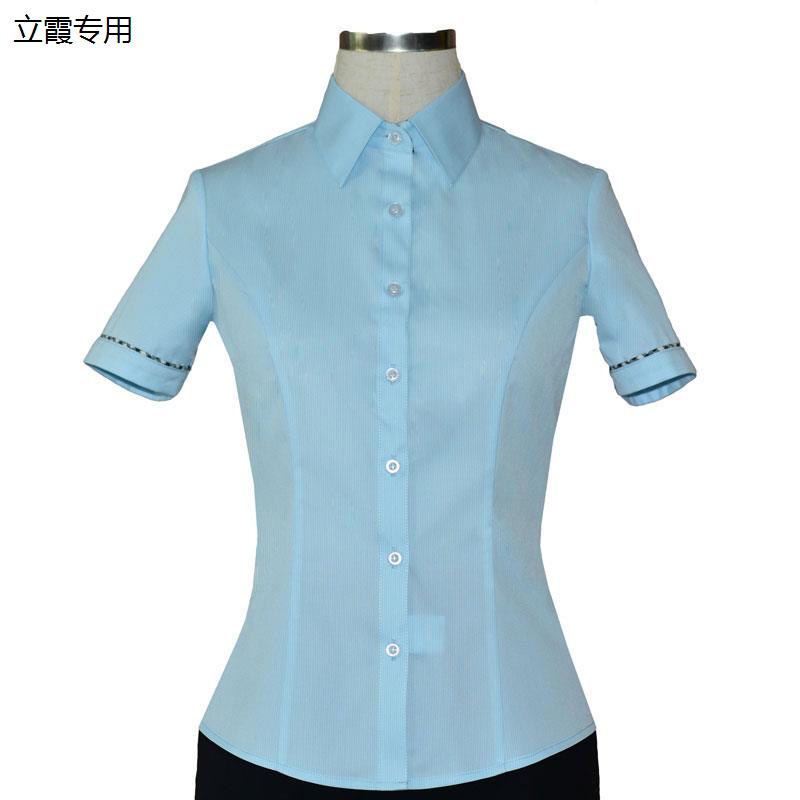 2019新款中国邮政储蓄银行短袖女装衬衫邮局工作服半袖衬衣夏制服